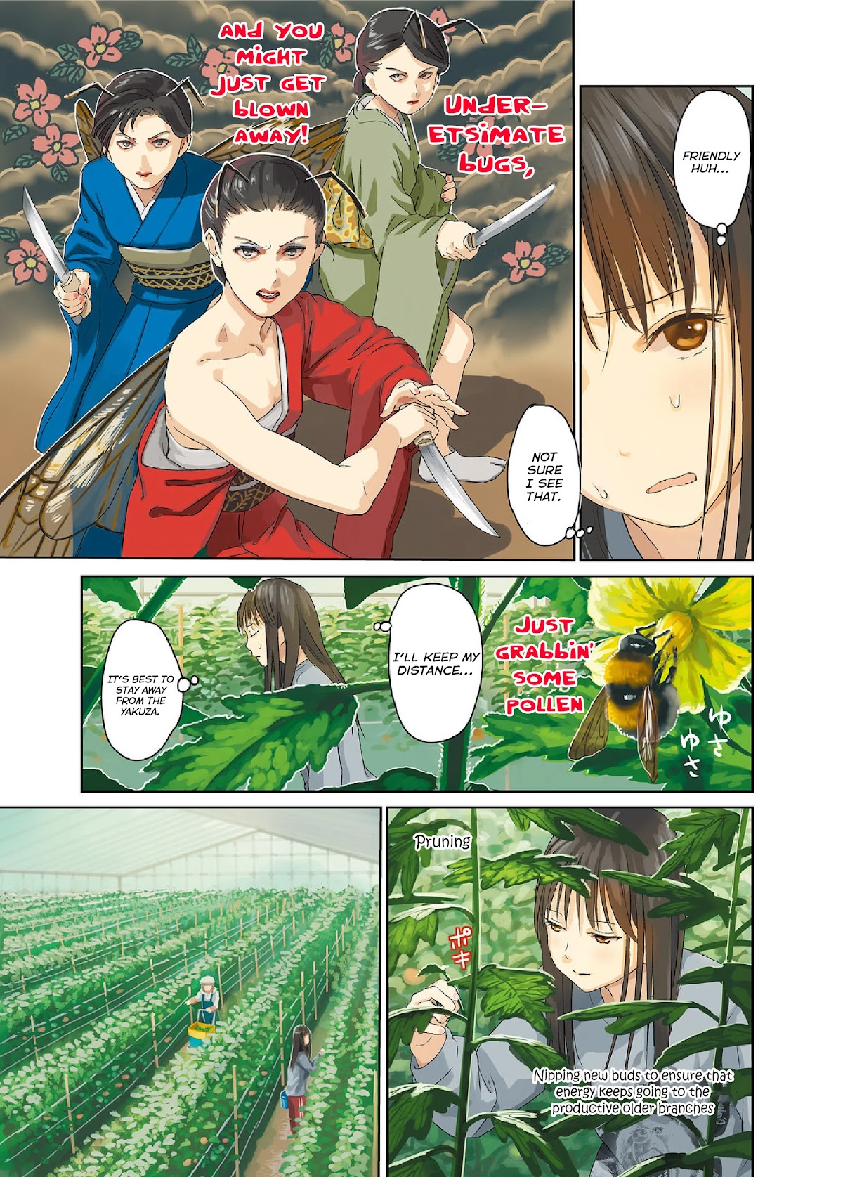 Mai no Mushigurashi Chapter 34.1 page 4 - Chapter 34.1: Buff-tailed Bumblebee