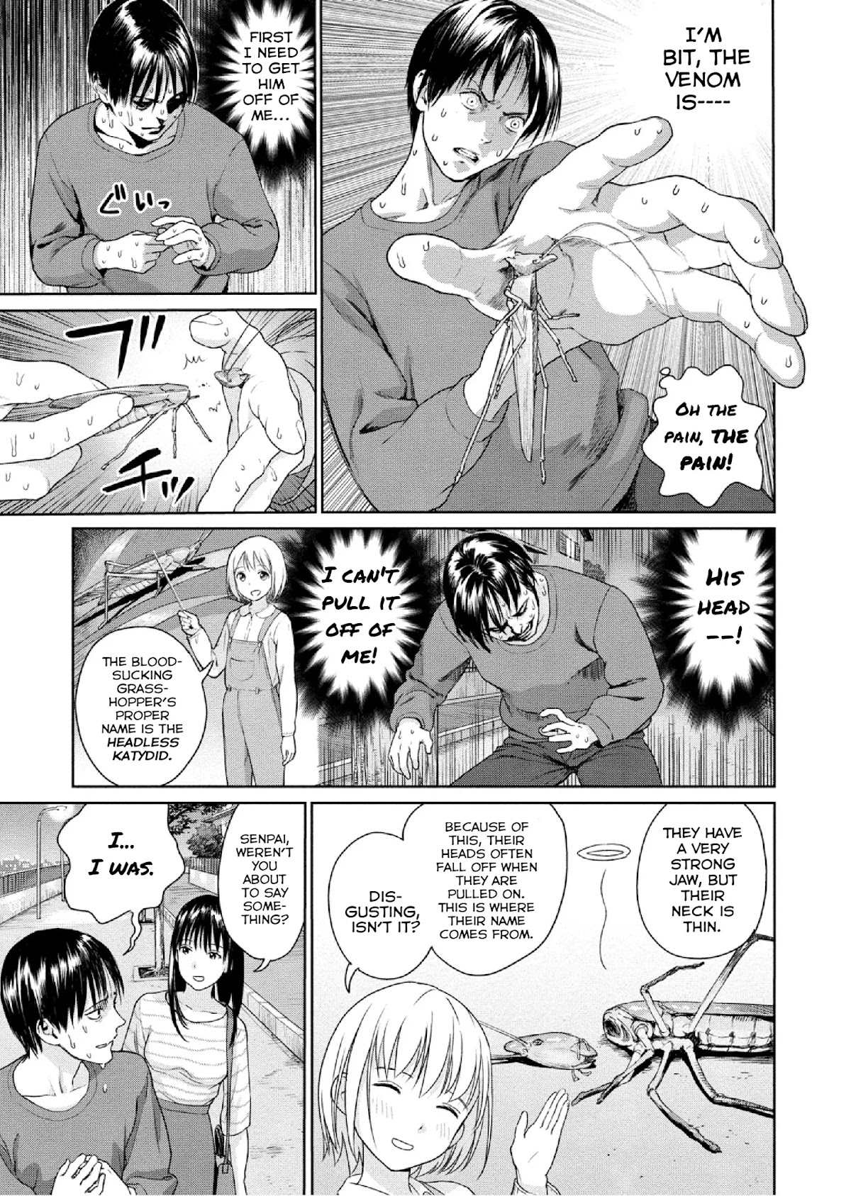 Mai no Mushigurashi Chapter 6 page 7 - Chapter 6: Headless Katydid
