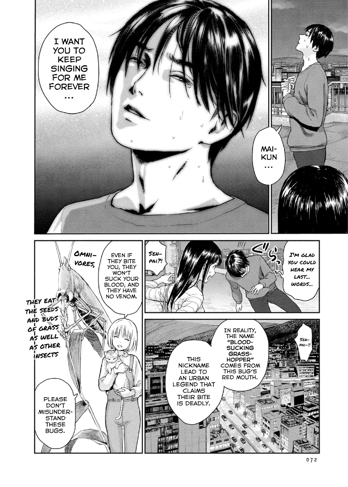 Mai no Mushigurashi Chapter 6 page 8 - Chapter 6: Headless Katydid