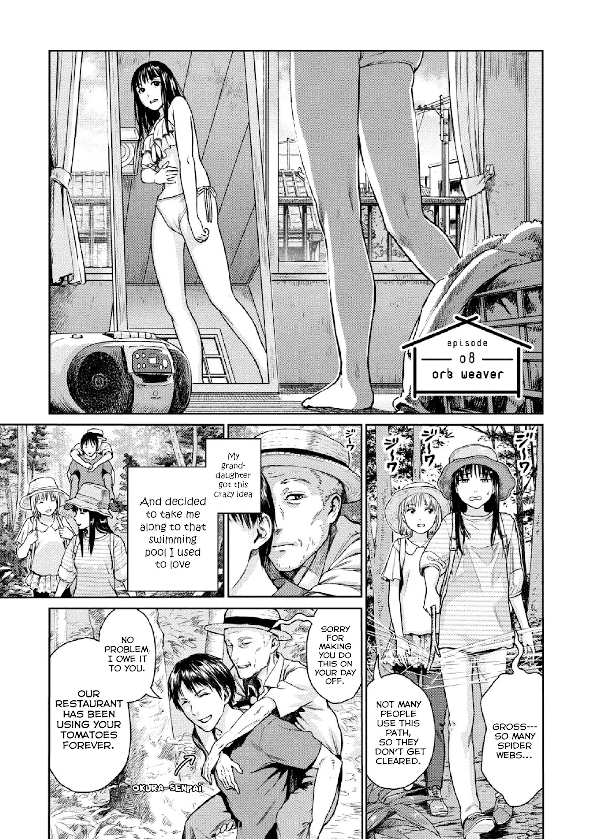 Mai no Mushigurashi Chapter 8 page 1 - Chapter 8: Orb Weaver