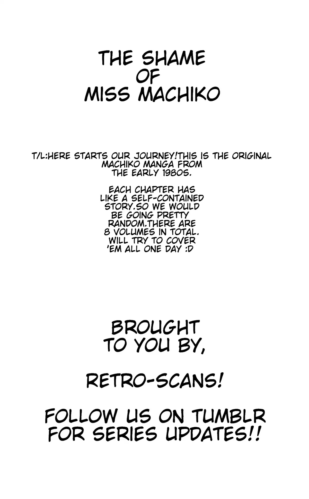 Maicching Machiko-sensei Chapter 1 page 1 - Chapter 1: Our New Home Teacher! Miss Machiko!