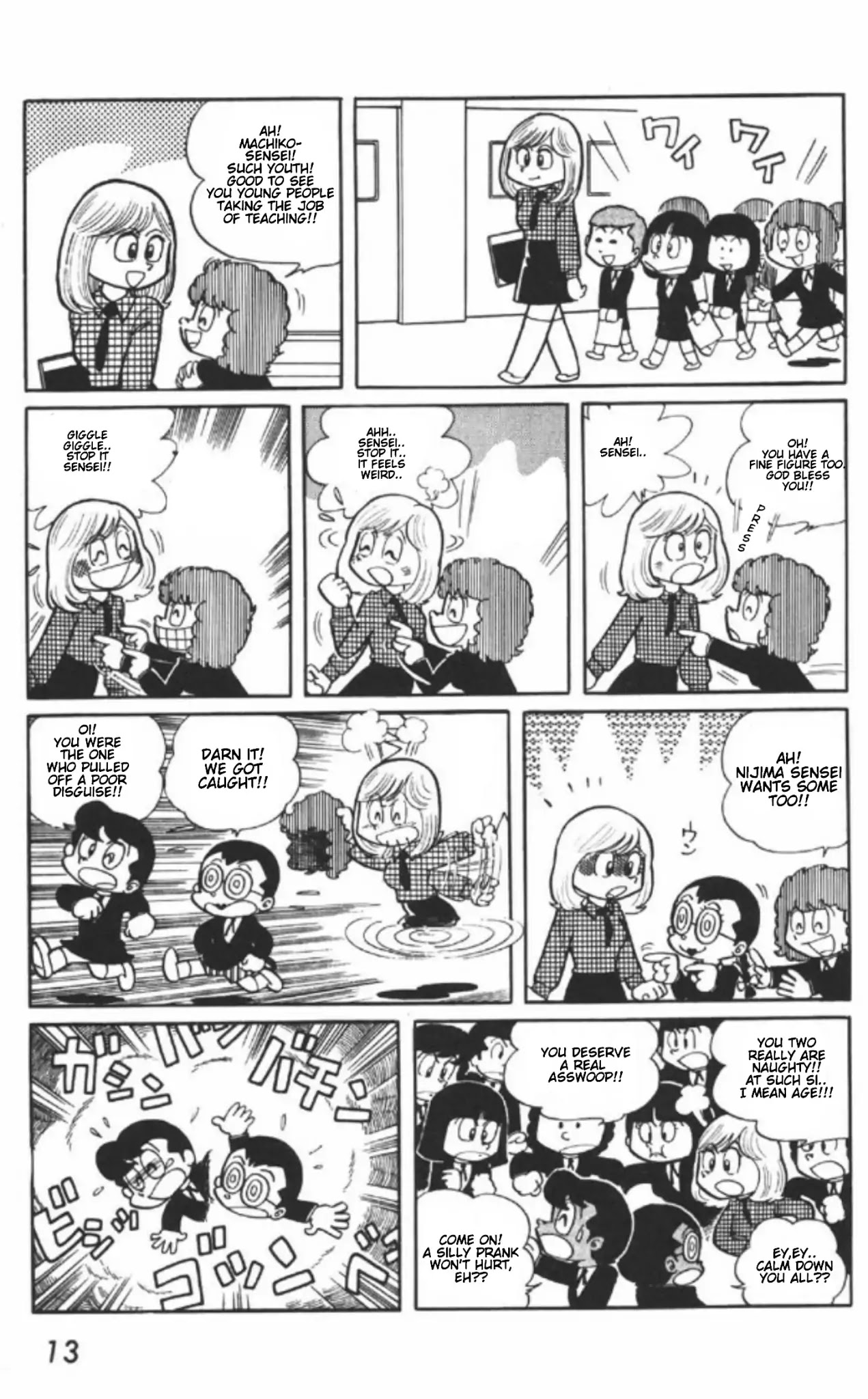 Maicching Machiko-sensei Chapter 1 page 11 - Chapter 1: Our New Home Teacher! Miss Machiko!