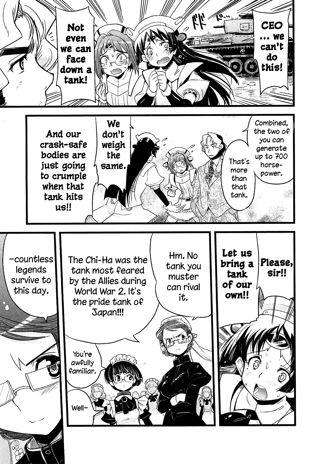 Maid in Japan Chapter 14.1 page 11 - Chapter 14.1: Service 14: Maid Outfit and Light Tanks