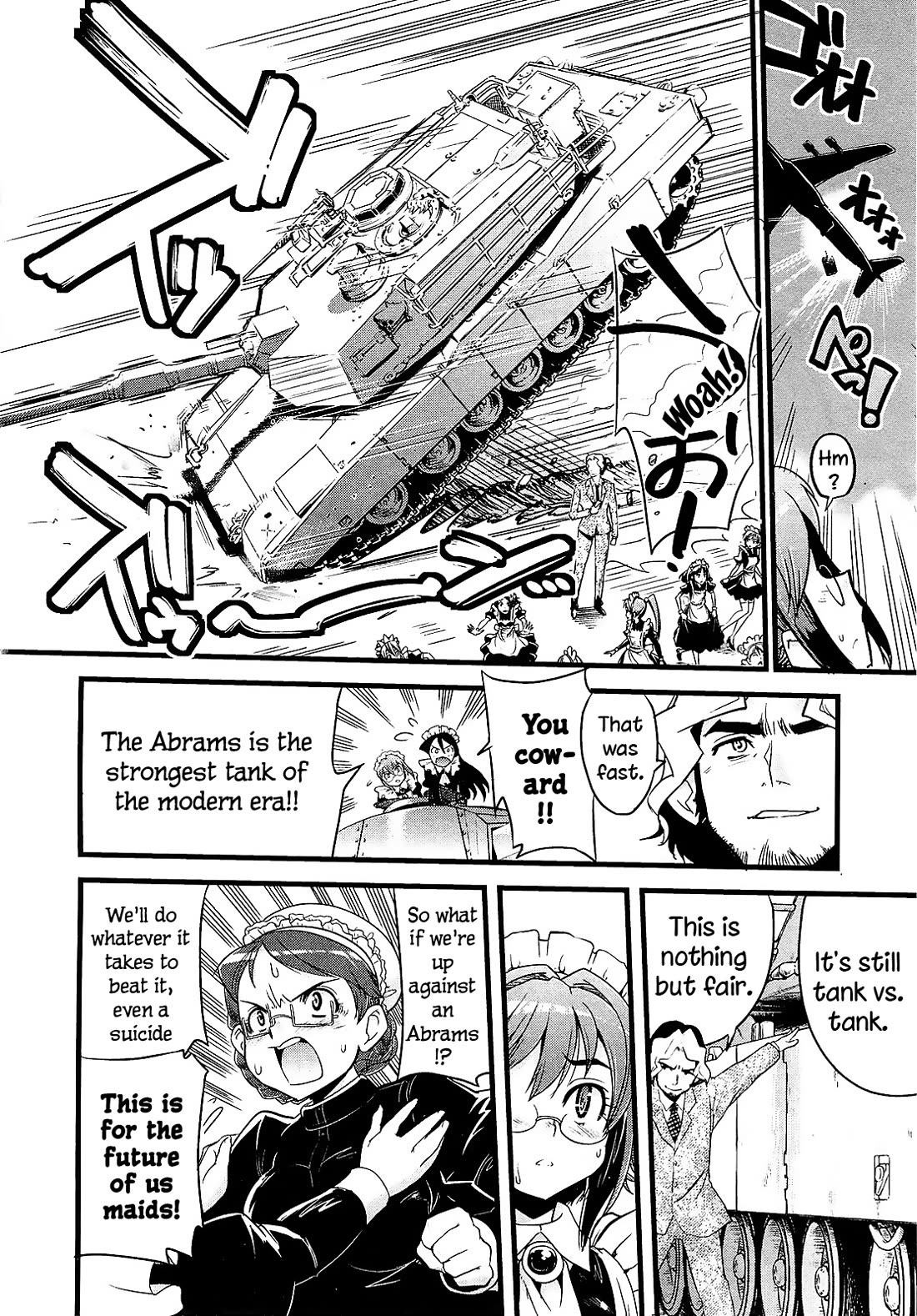 Maid in Japan Chapter 14.1 page 14 - Chapter 14.1: Service 14: Maid Outfit and Light Tanks