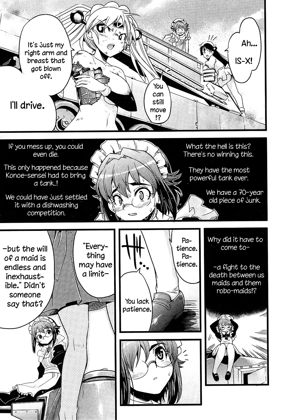 Maid in Japan Chapter 14.1 page 15 - Chapter 14.1: Service 14: Maid Outfit and Light Tanks