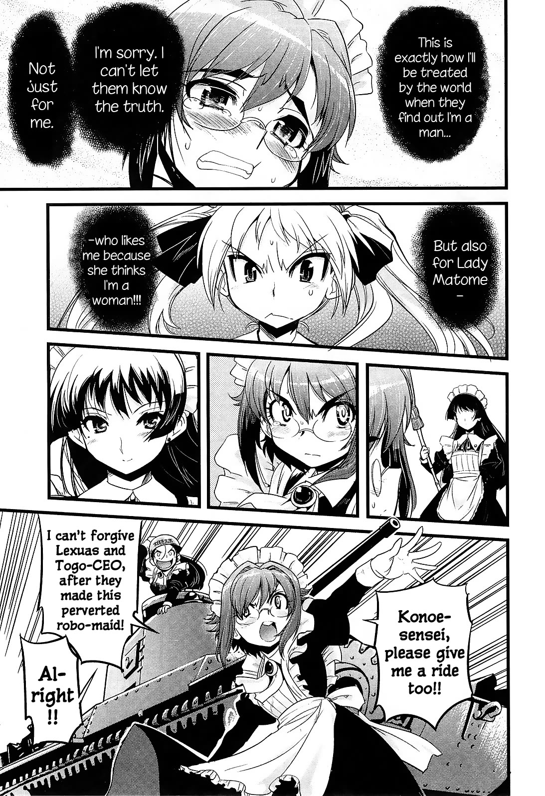 Maid in Japan Chapter 14.1 page 9 - Chapter 14.1: Service 14: Maid Outfit and Light Tanks