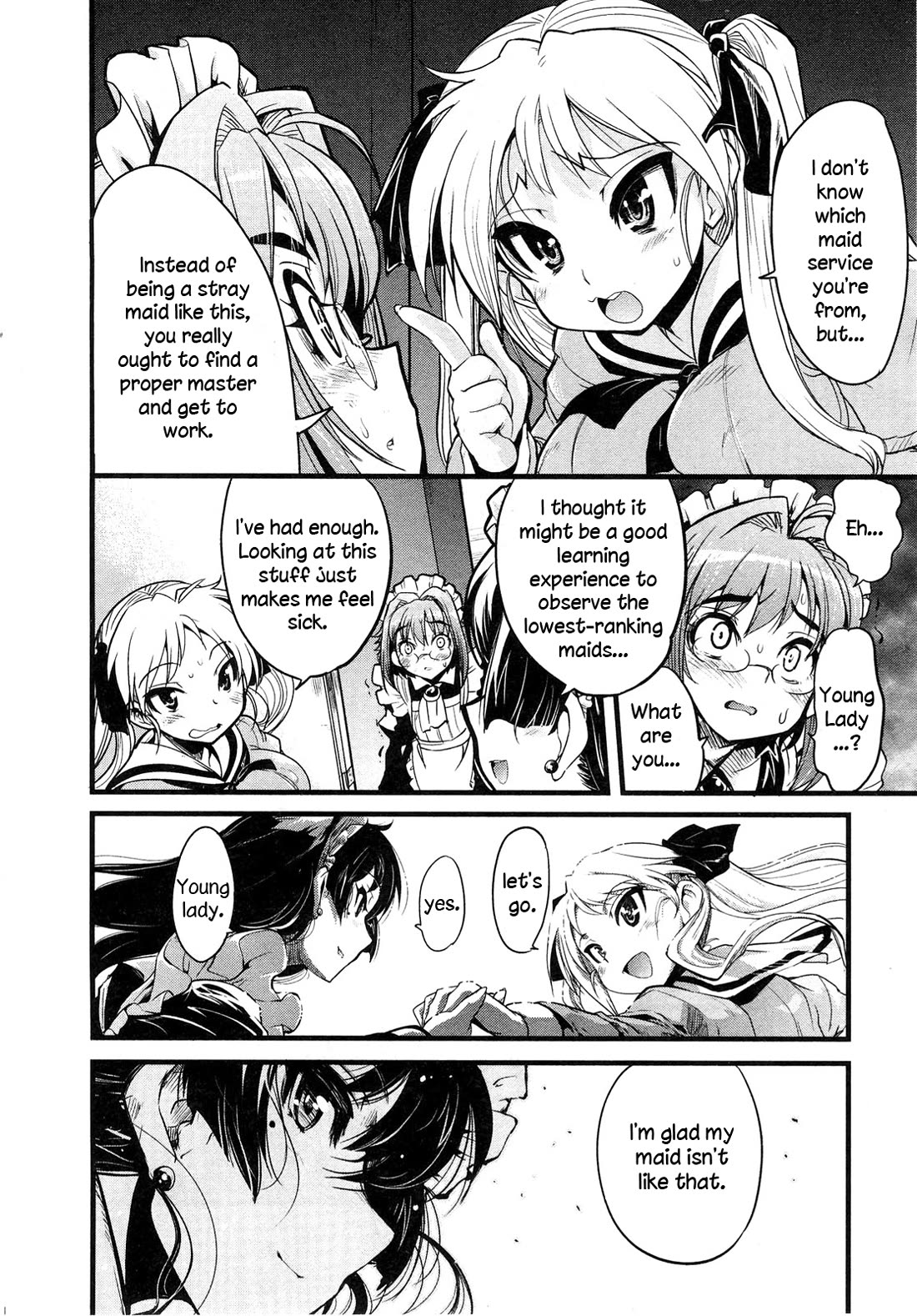 Maid in Japan Chapter 15.1 page 22 - Chapter 15.1: Service 15: "The Broken Commandment"