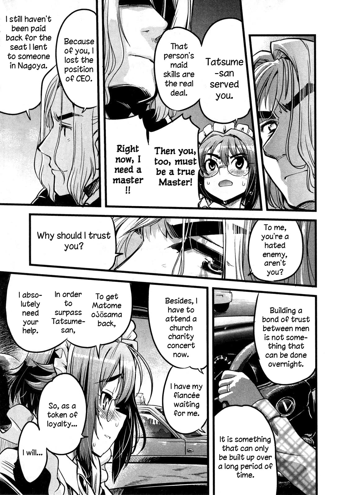 Maid in Japan Chapter 15.2 page 14 - Chapter 15.2: Service 15: "The Broken Commandment"