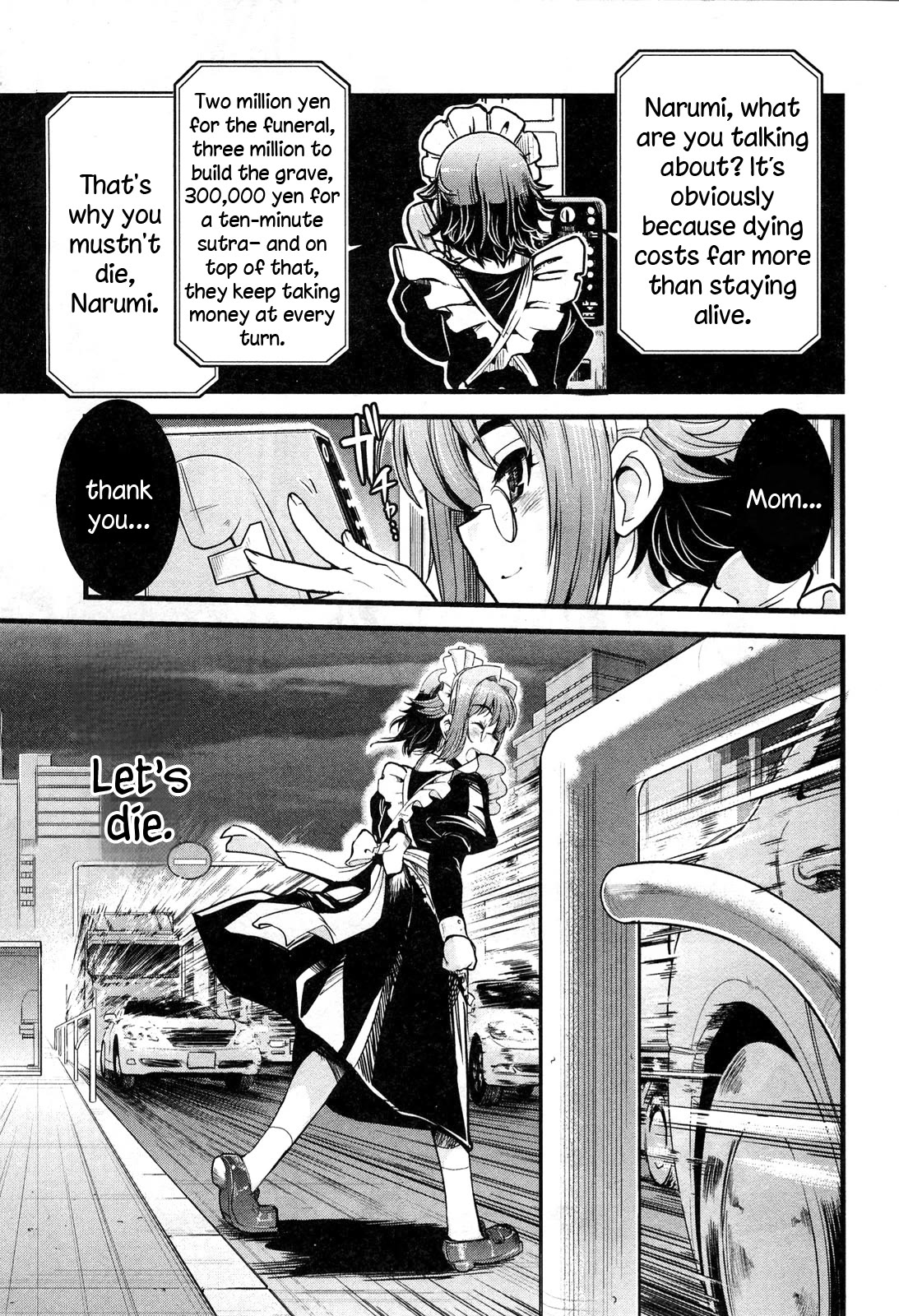 Maid in Japan Chapter 15.2 page 2 - Chapter 15.2: Service 15: "The Broken Commandment"