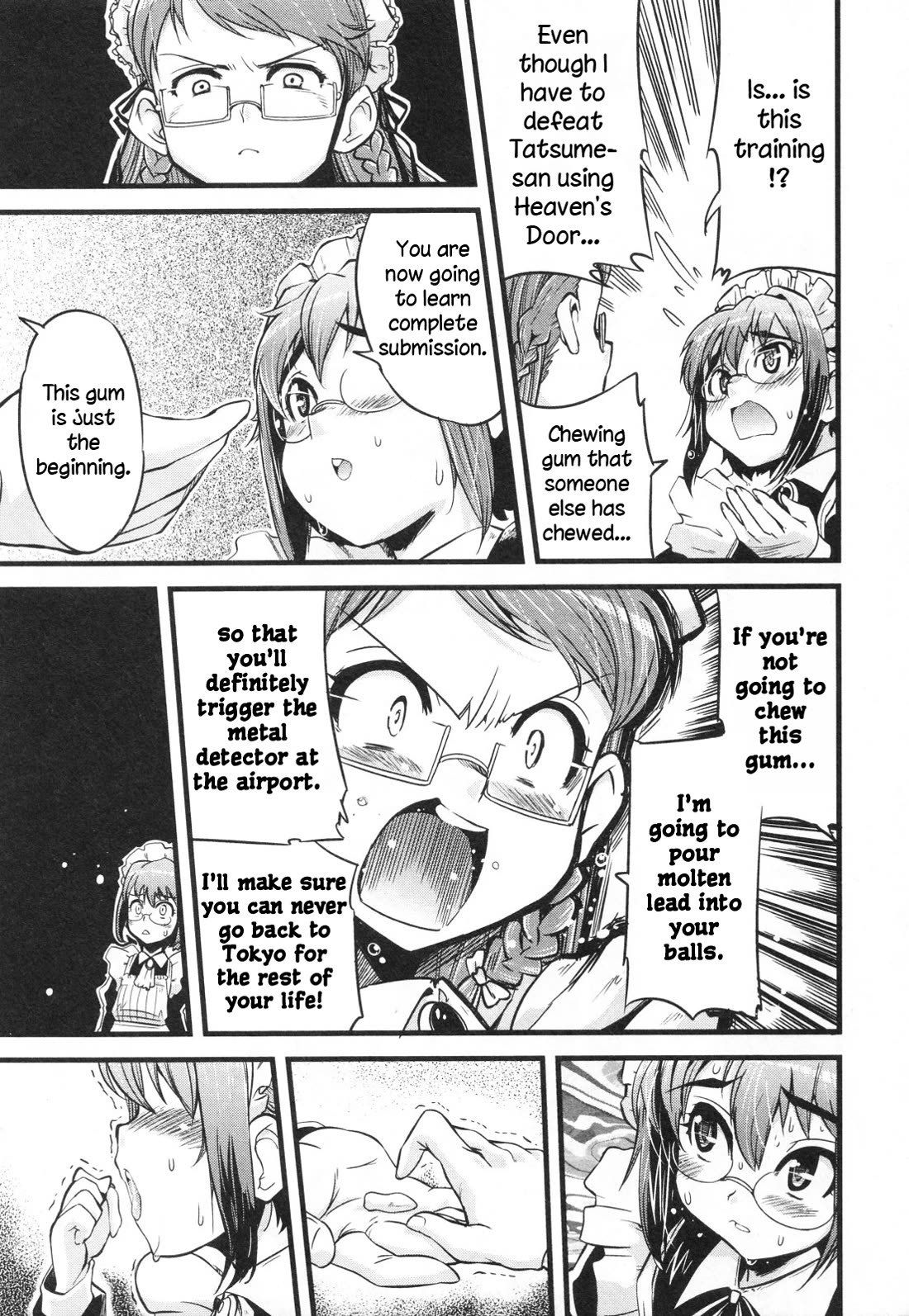 Maid in Japan Chapter 17 page 12 - Chapter 17: Service 17 "Maid Training: 1945 Edition"
