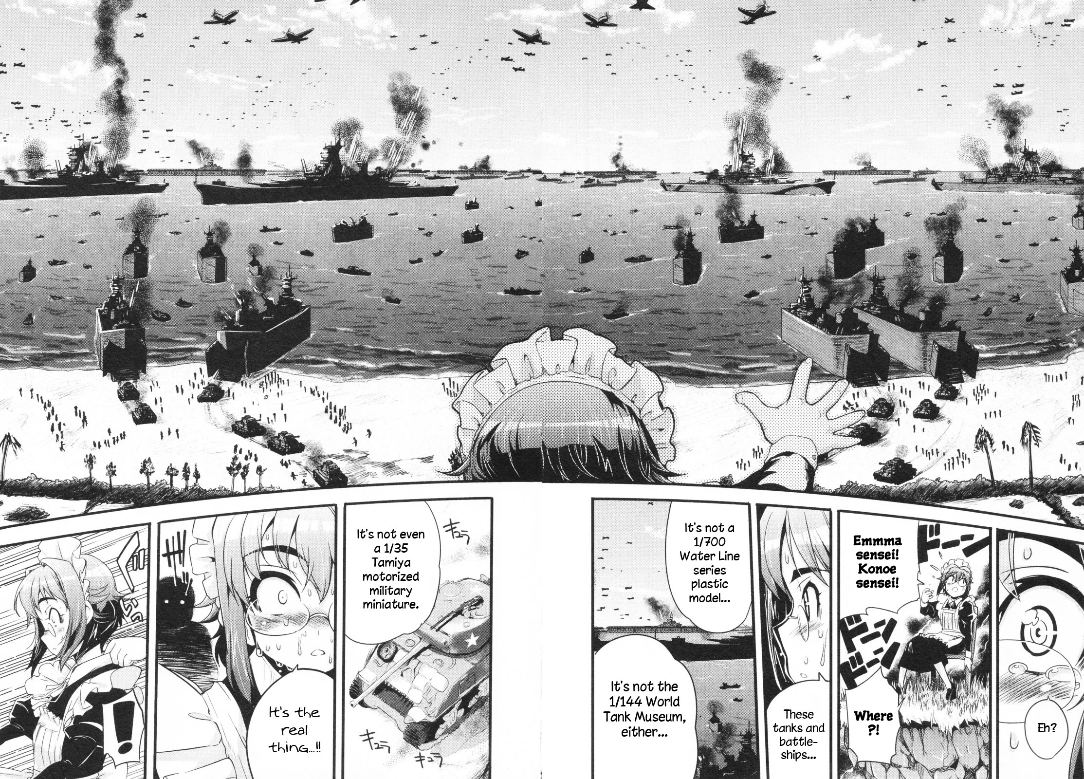 Maid in Japan Chapter 17 page 17 - Chapter 17: Service 17 "Maid Training: 1945 Edition"