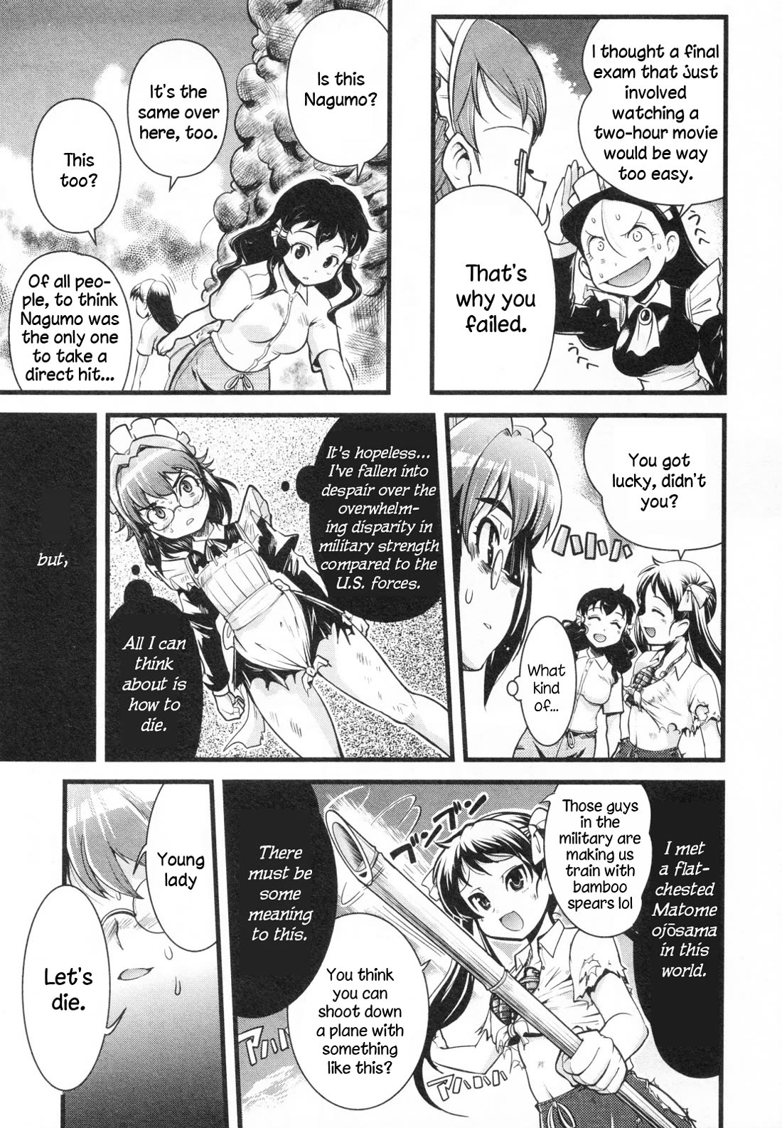 Maid in Japan Chapter 17 page 25 - Chapter 17: Service 17 "Maid Training: 1945 Edition"