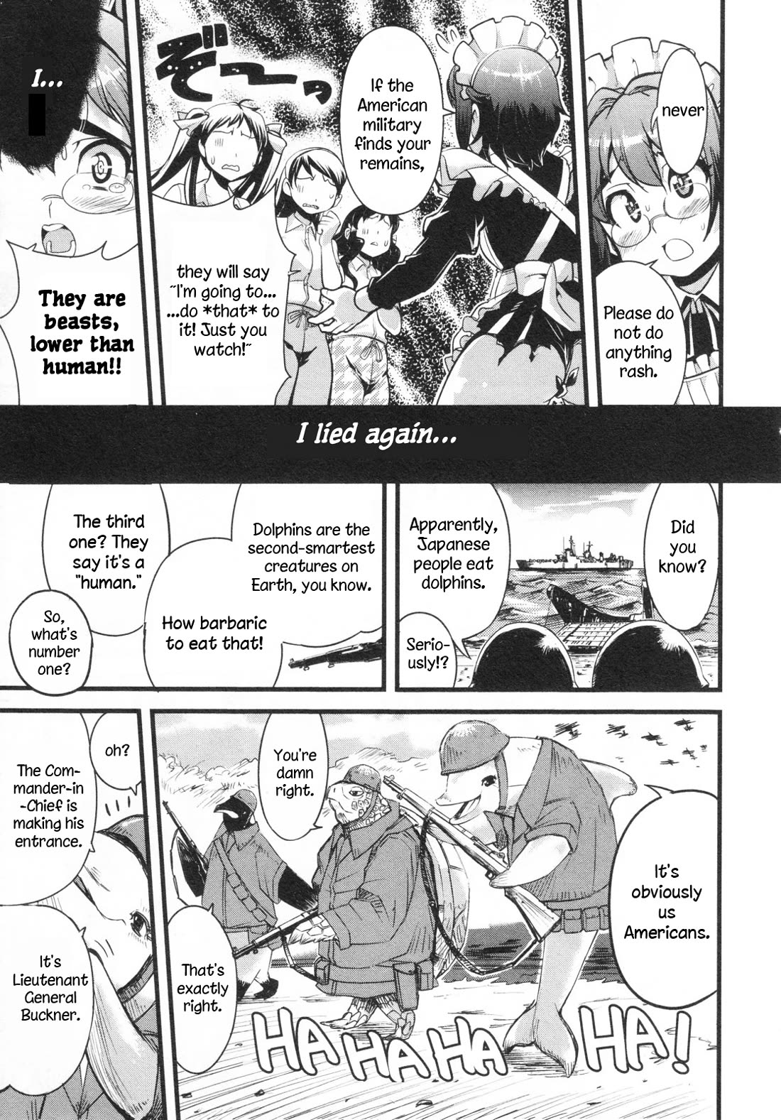 Maid in Japan Chapter 17 page 27 - Chapter 17: Service 17 "Maid Training: 1945 Edition"