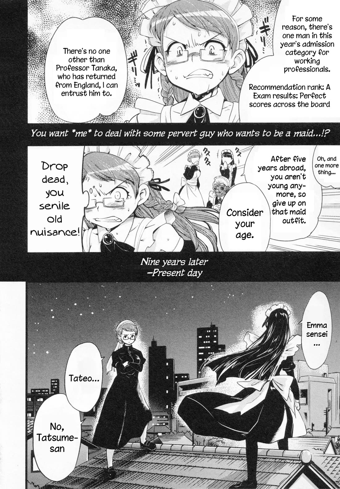 Maid in Japan Chapter 17 page 3 - Chapter 17: Service 17 "Maid Training: 1945 Edition"