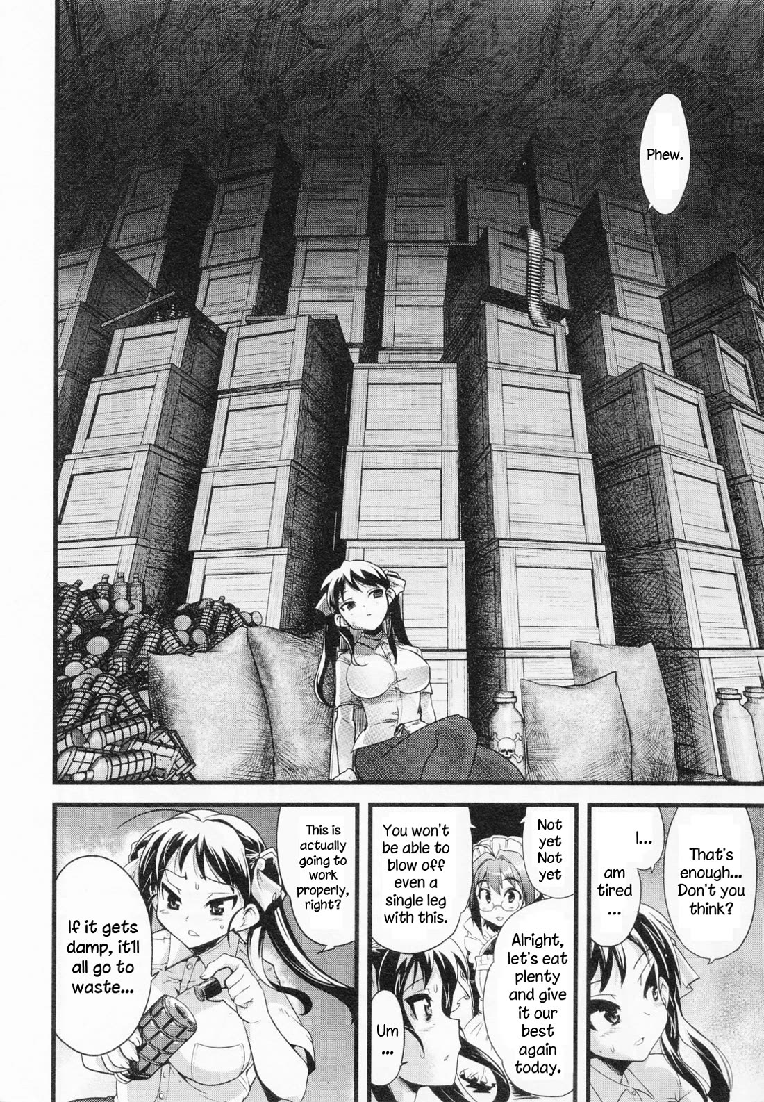 Maid in Japan Chapter 17 page 35 - Chapter 17: Service 17 "Maid Training: 1945 Edition"