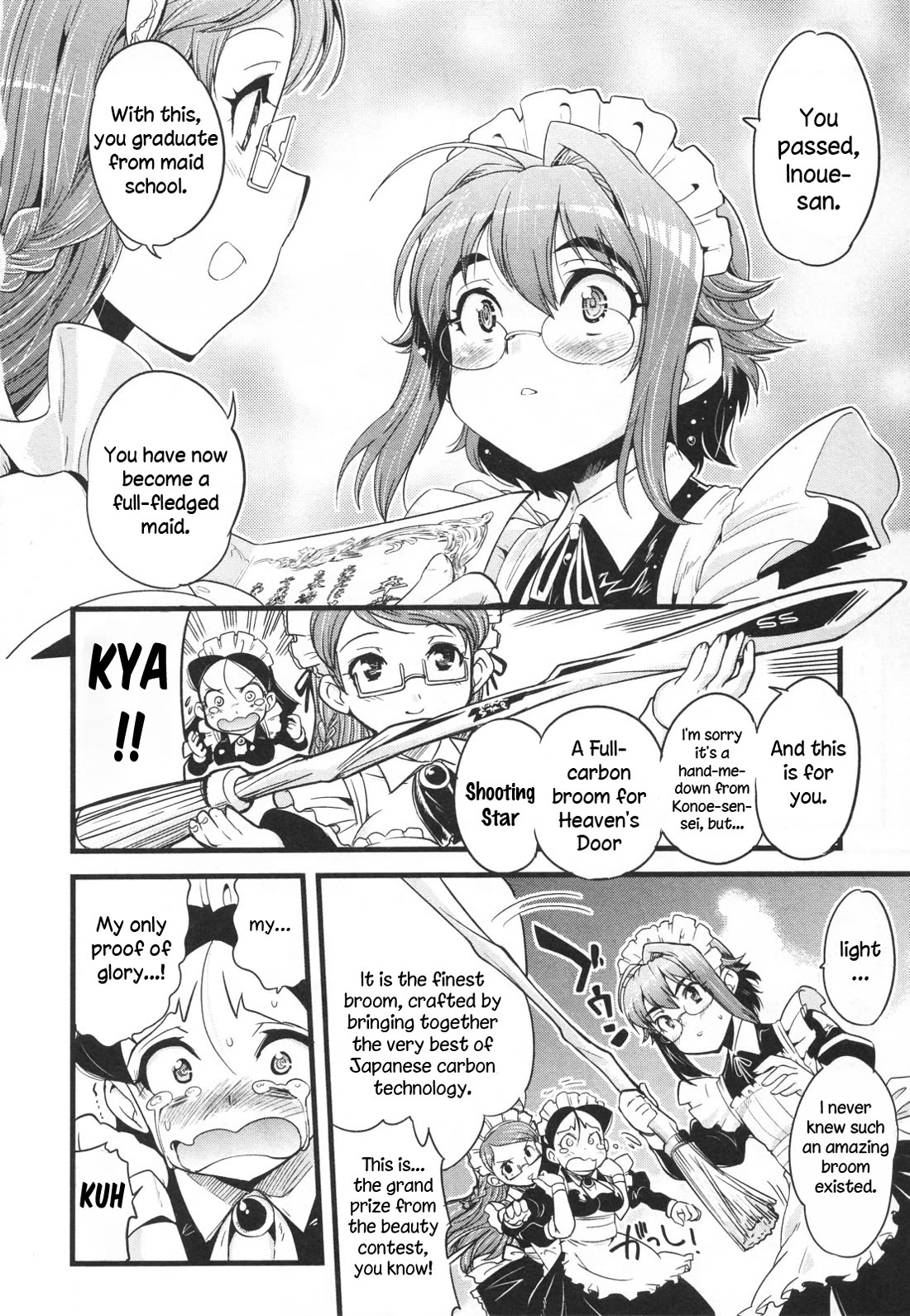 Maid in Japan Chapter 17 page 45 - Chapter 17: Service 17 "Maid Training: 1945 Edition"