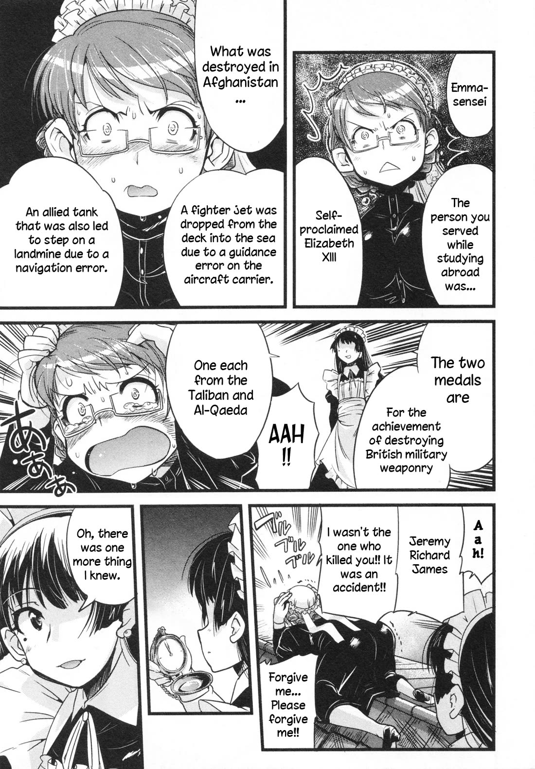 Maid in Japan Chapter 17 page 6 - Chapter 17: Service 17 "Maid Training: 1945 Edition"