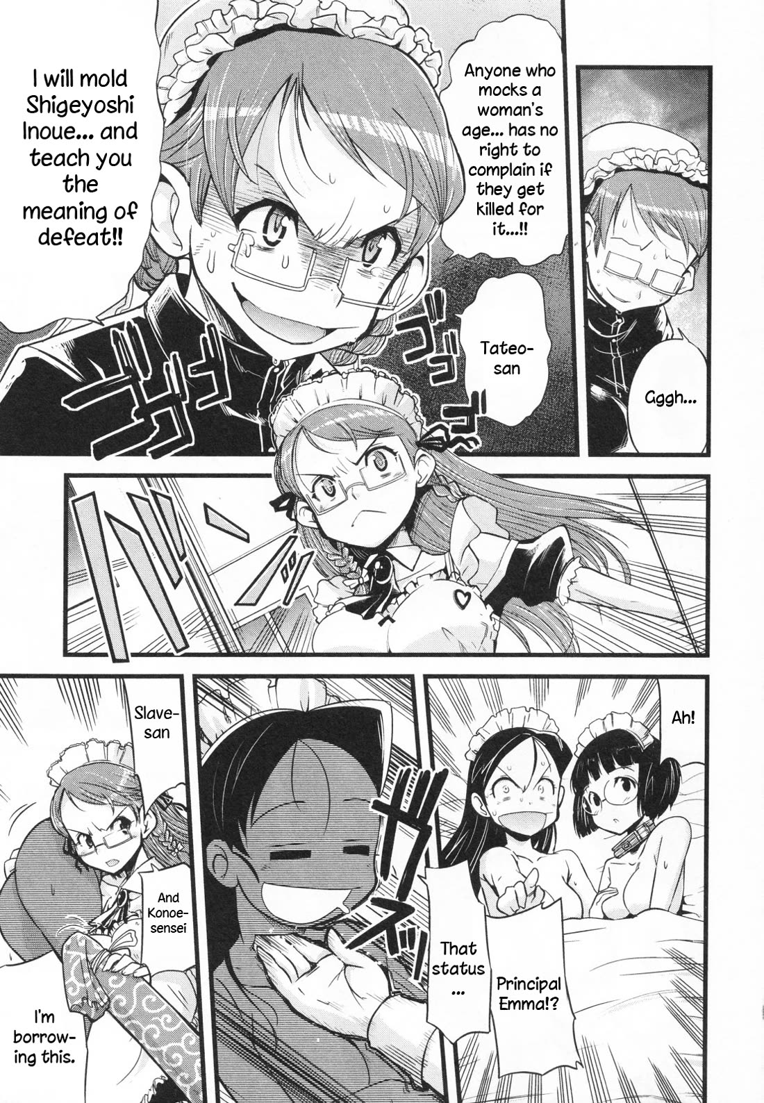 Maid in Japan Chapter 17 page 8 - Chapter 17: Service 17 "Maid Training: 1945 Edition"