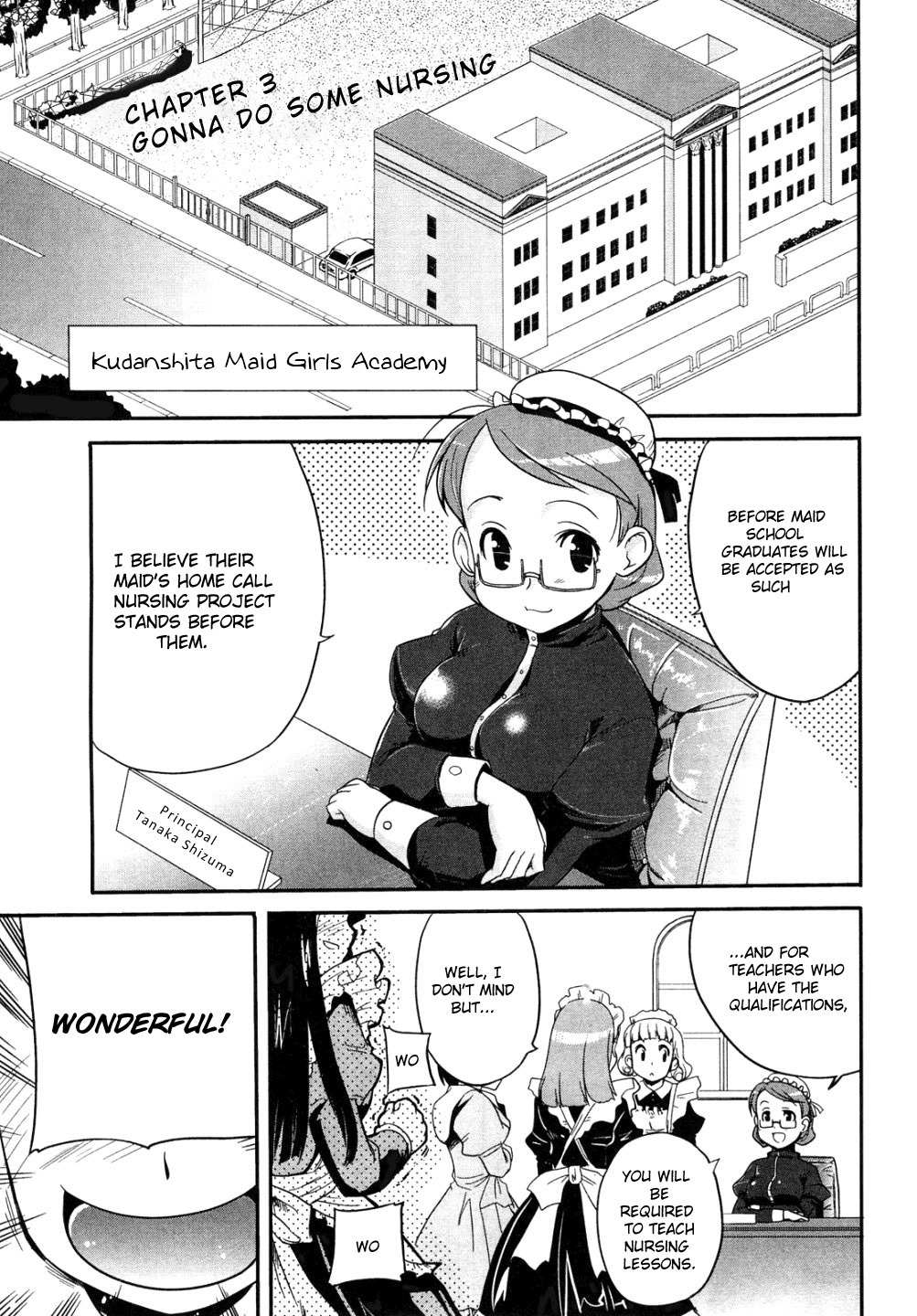 Maid in Japan Chapter 3 page 1 - Chapter 3: Gonna Do Some Nursing