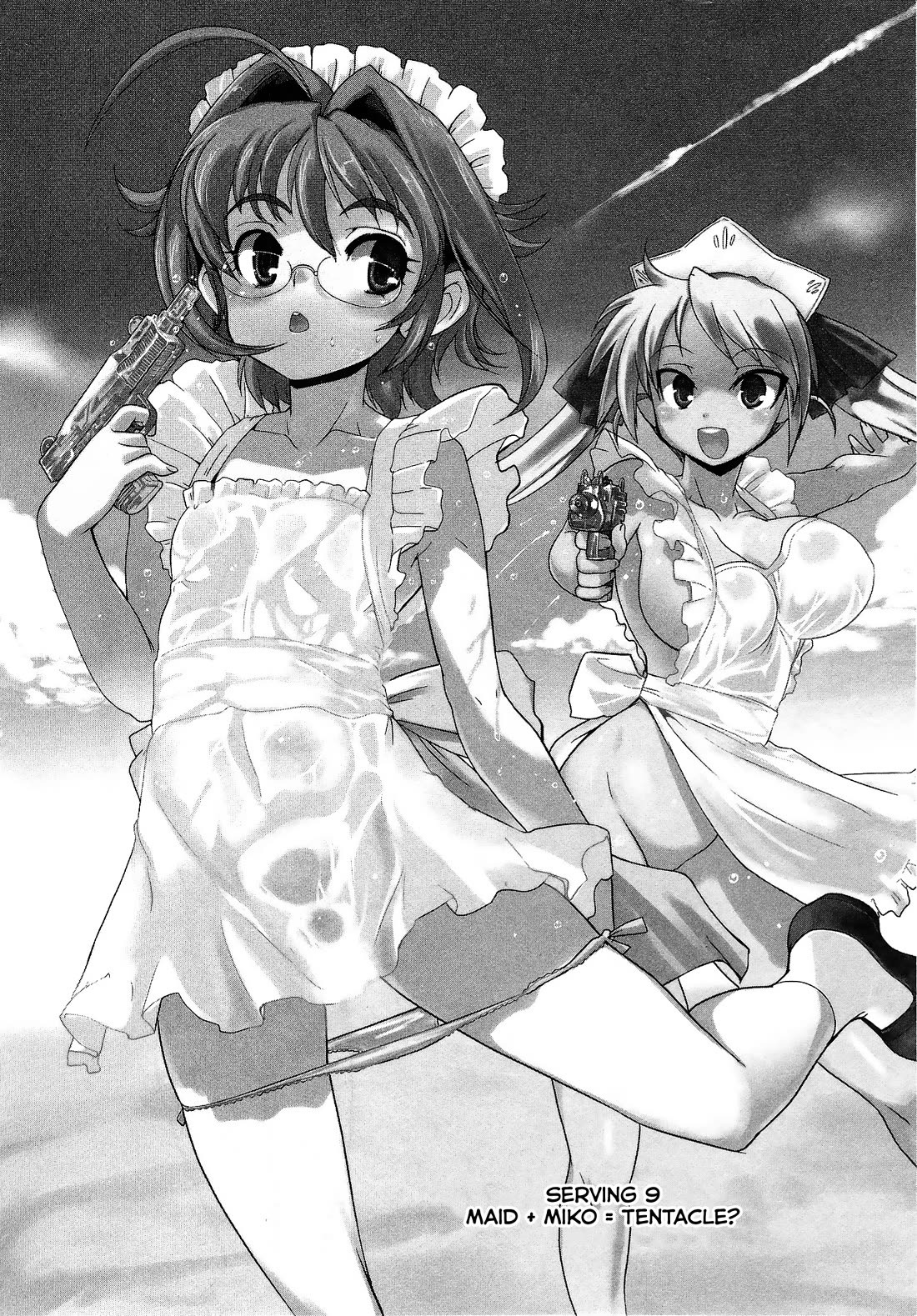 Maid in Japan Chapter 9.1 page 2 - Chapter 9.1: Maid + Miko = Tentacle?
