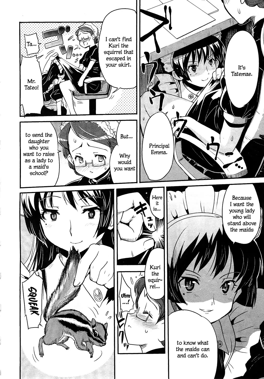 Maid in Japan Chapter 9.1 page 4 - Chapter 9.1: Maid + Miko = Tentacle?