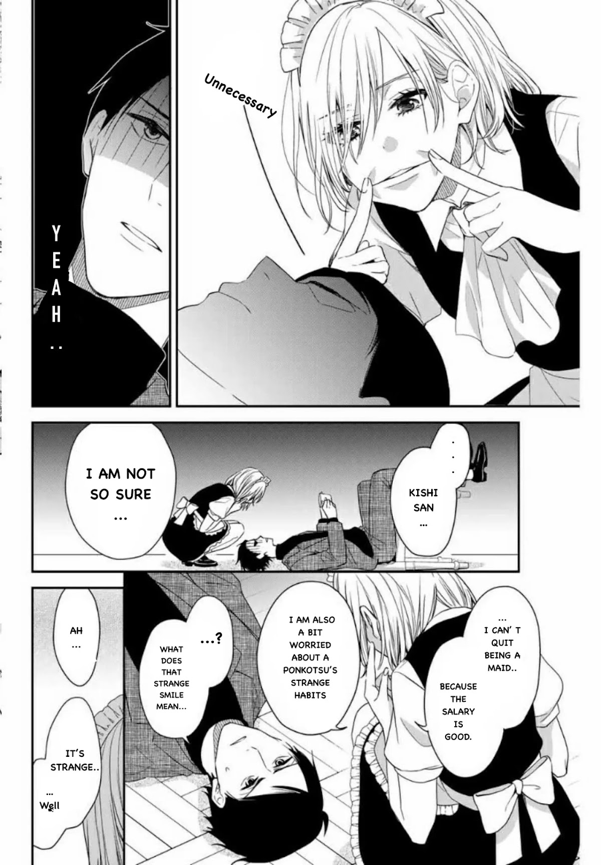 Maid no Kishi-san Chapter 1 page 11 - Chapter 1: Kishi-san does not laugh