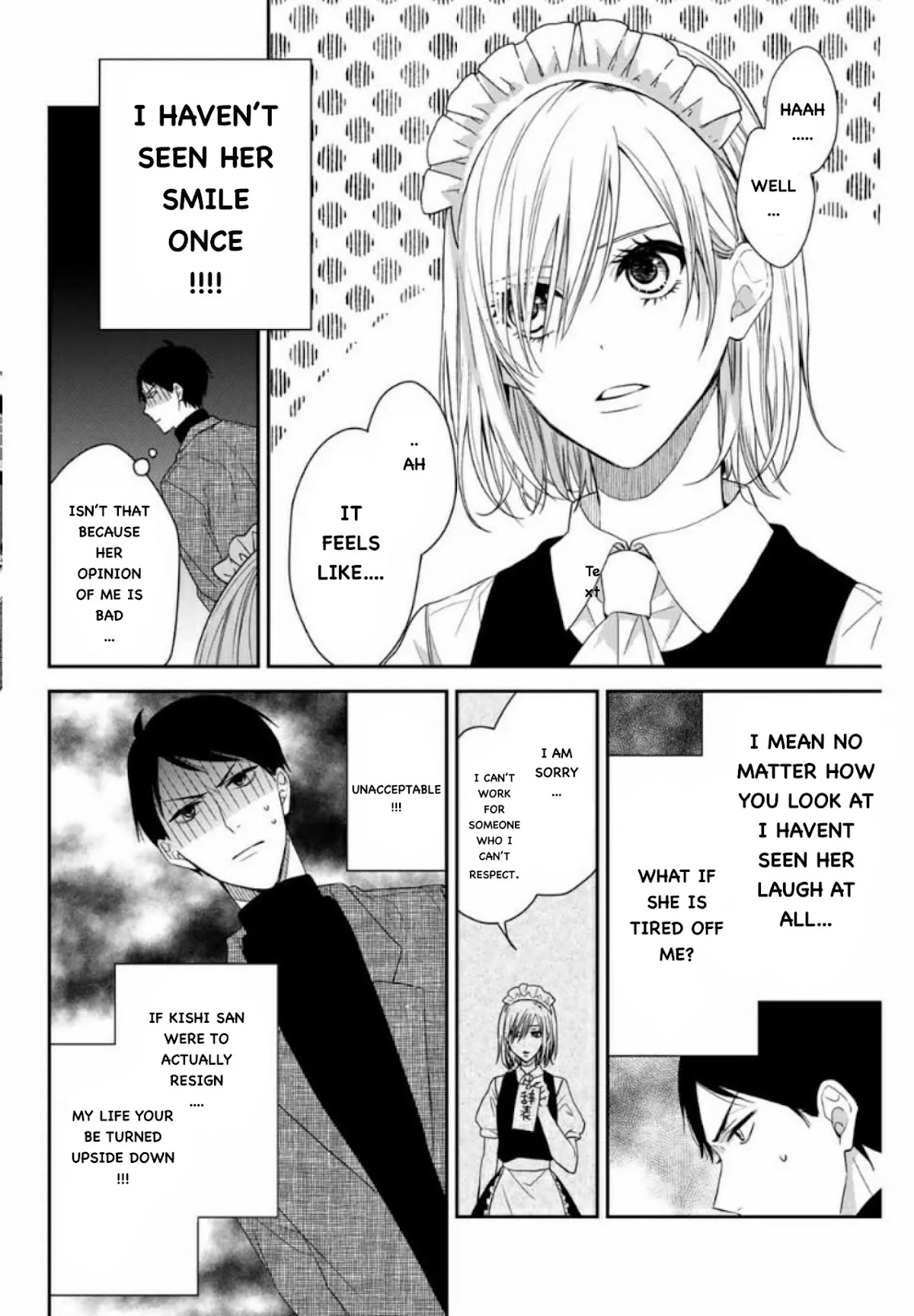 Maid no Kishi-san Chapter 1 page 6 - Chapter 1: Kishi-san does not laugh
