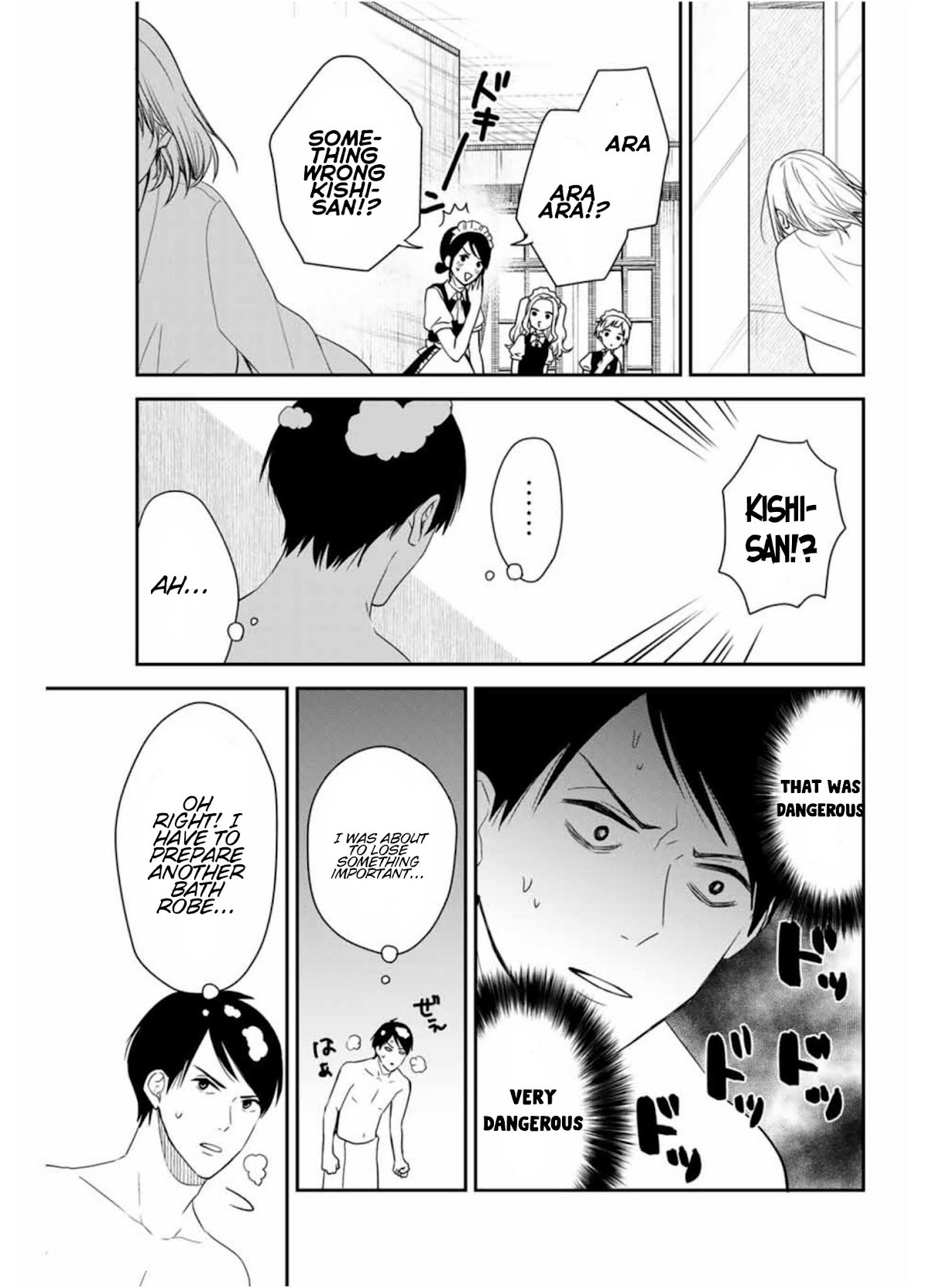 Maid no Kishi-san Chapter 14 page 9 - Chapter 14: Bath