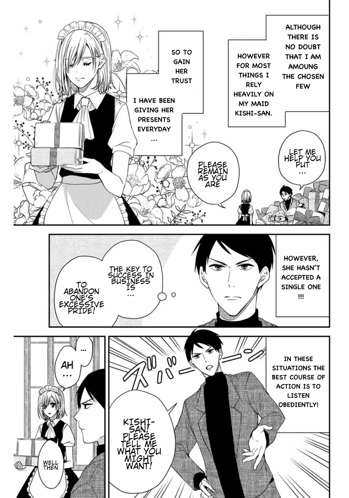 Maid no Kishi-san Chapter 2 page 5 - Chapter 2: The Gift Strategy!