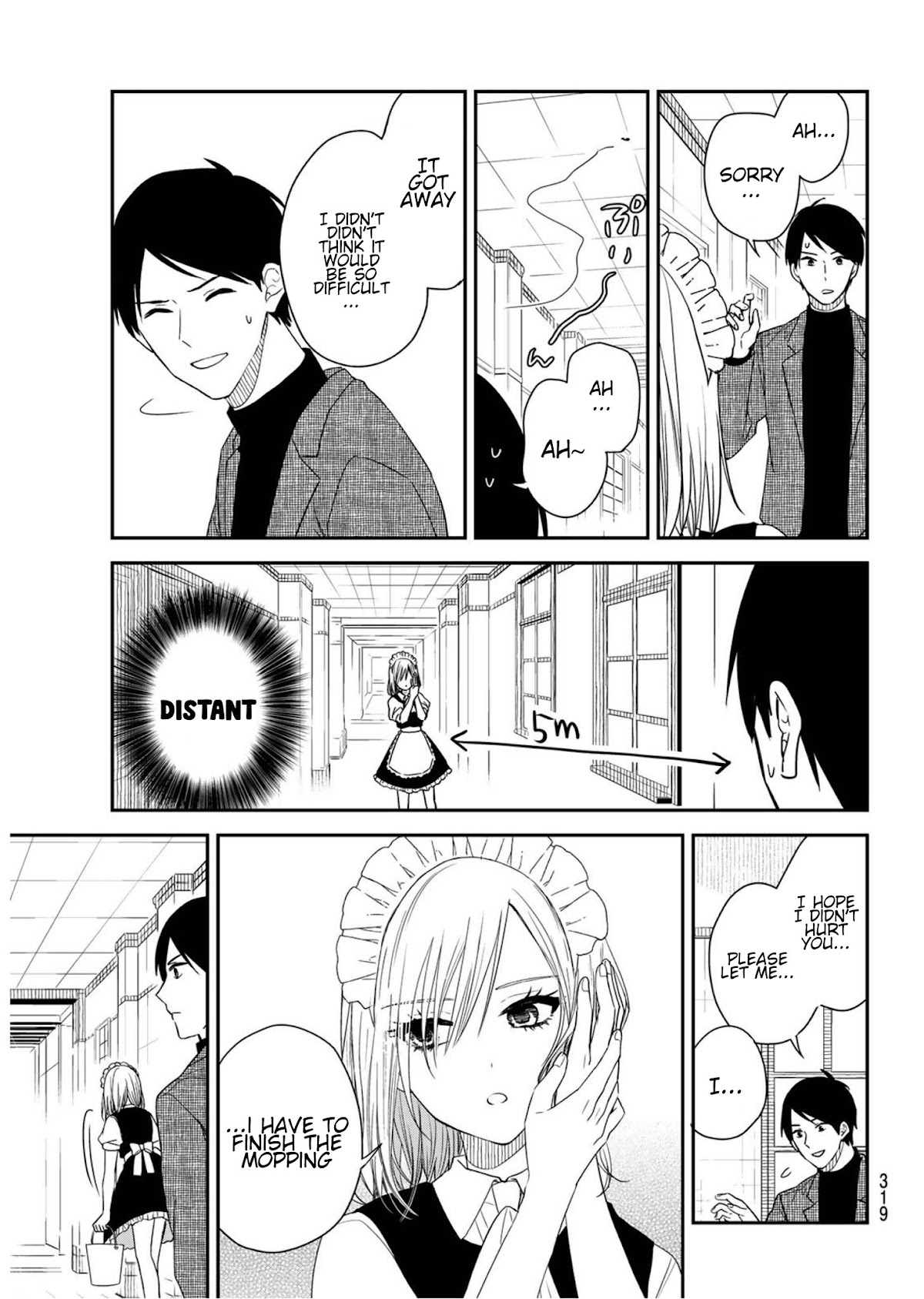 Maid no Kishi-san Chapter 22.1 page 8 - Chapter 22.1: Slap (Special business edition 2)
