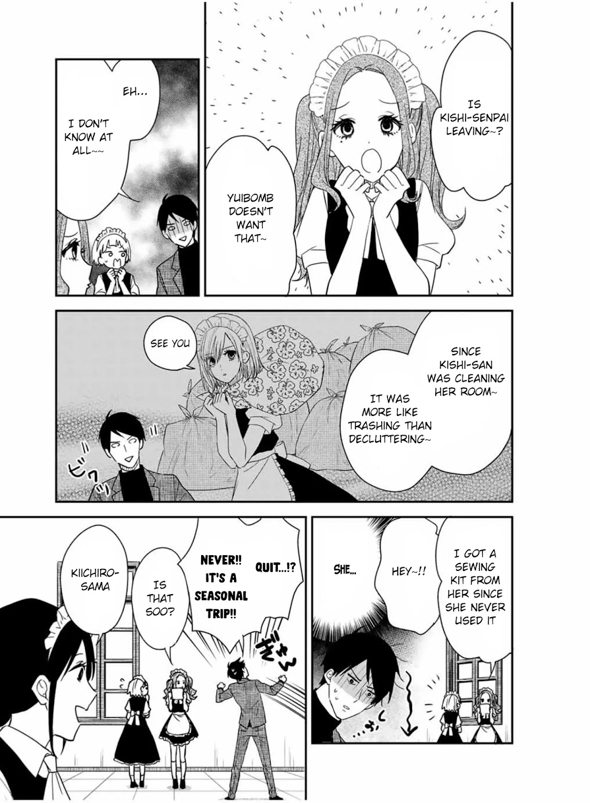 Maid no Kishi-san Chapter 23 page 5 - Chapter 23: Farewell