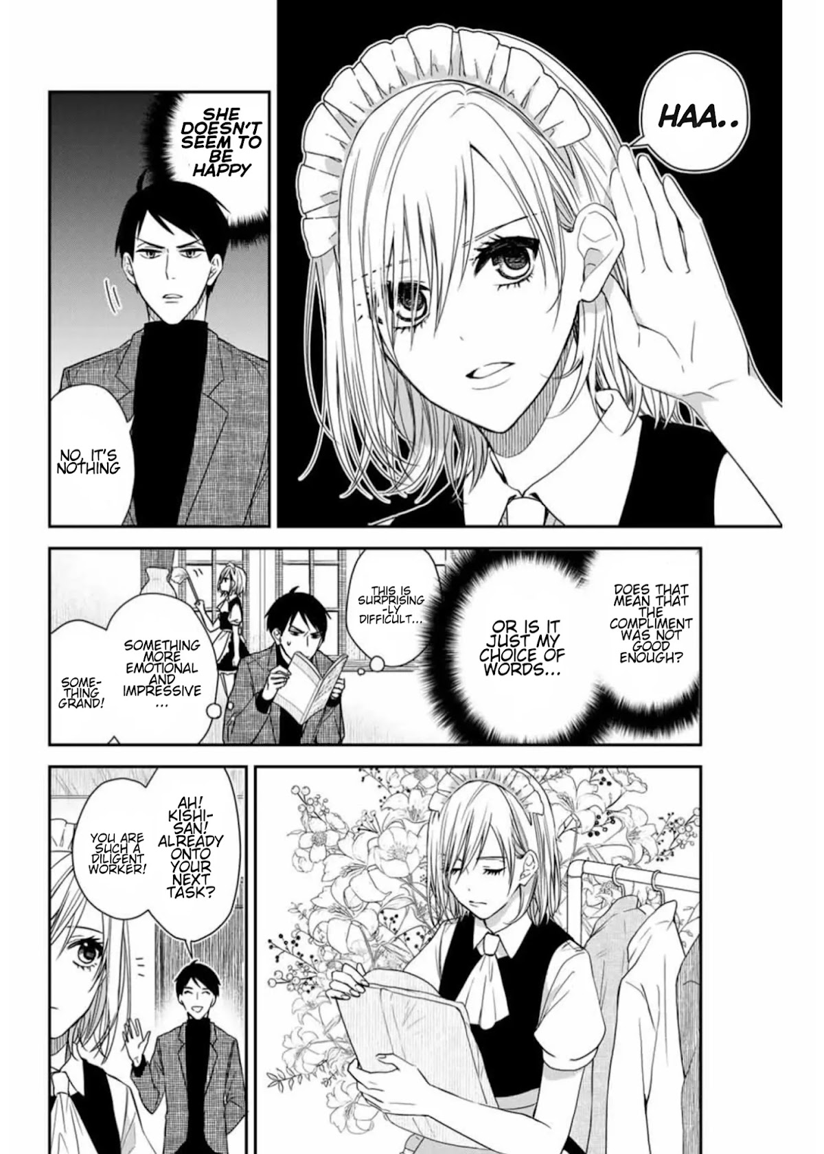 Maid no Kishi-san Chapter 3 page 4 - Chapter 3: I want to praise Kishi-san!