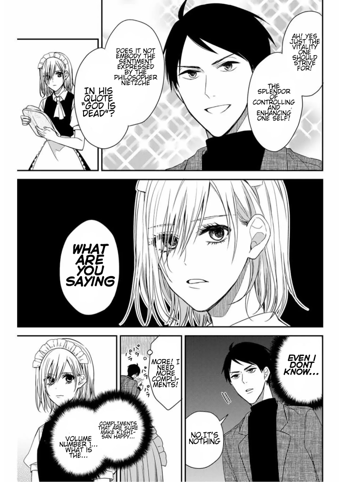 Maid no Kishi-san Chapter 3 page 5 - Chapter 3: I want to praise Kishi-san!