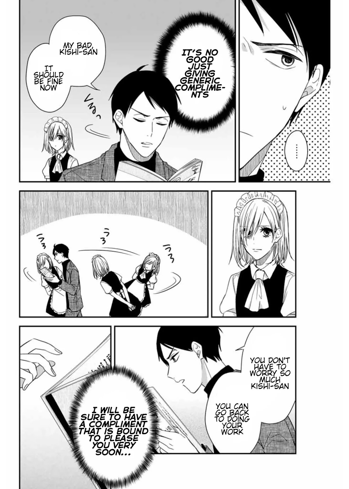 Maid no Kishi-san Chapter 3 page 8 - Chapter 3: I want to praise Kishi-san!