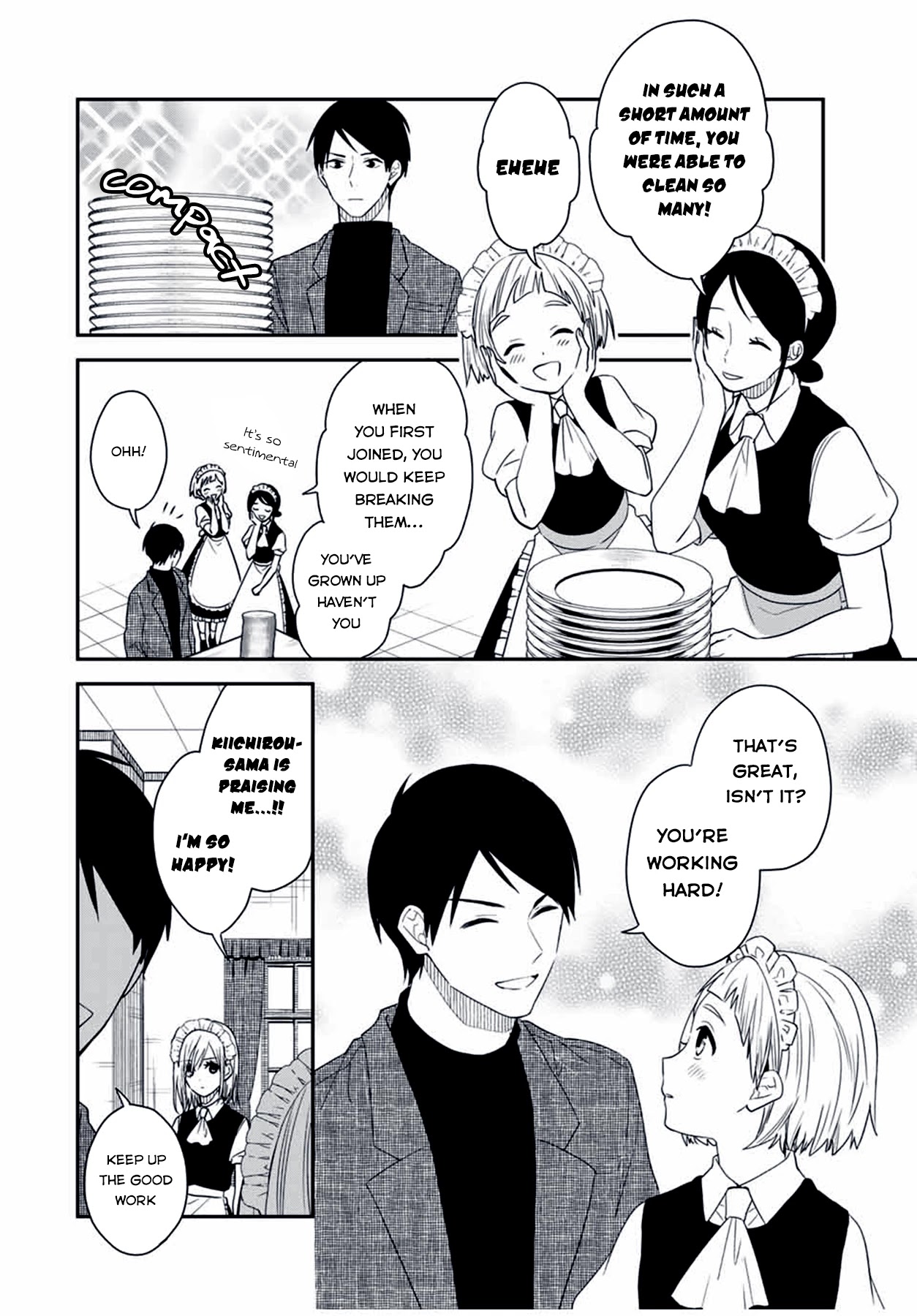 Maid no Kishi-san Chapter 30 page 2 - Chapter 30: Dishwashing