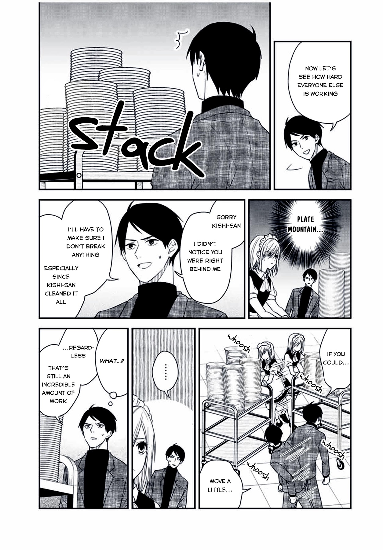 Maid no Kishi-san Chapter 30 page 3 - Chapter 30: Dishwashing