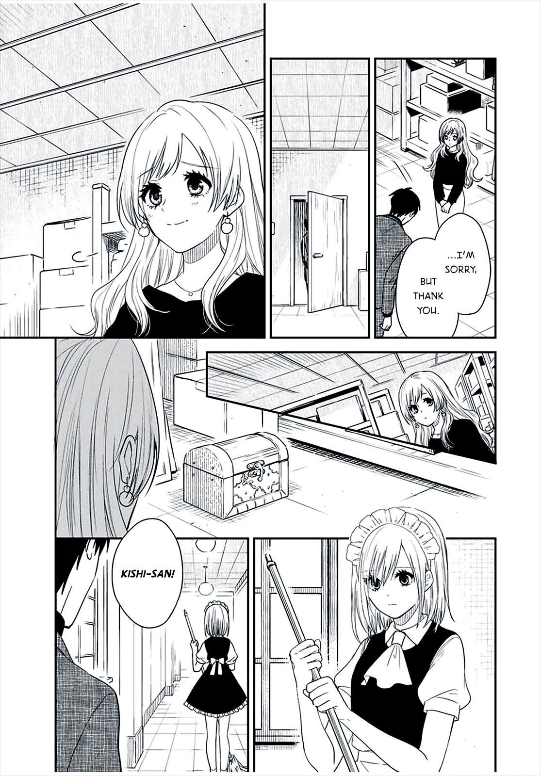 Maid no Kishi-san Chapter 36 page 13 - Chapter 36: Friend?