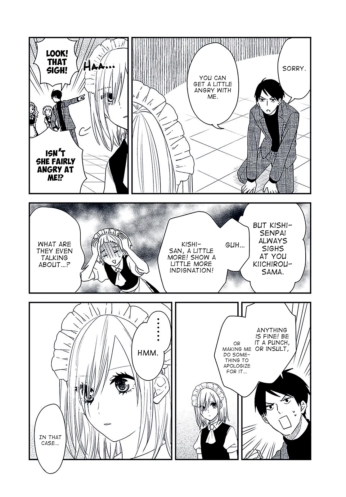 Maid no Kishi-san Chapter 37 page 4 - Chapter 37: Uninterested