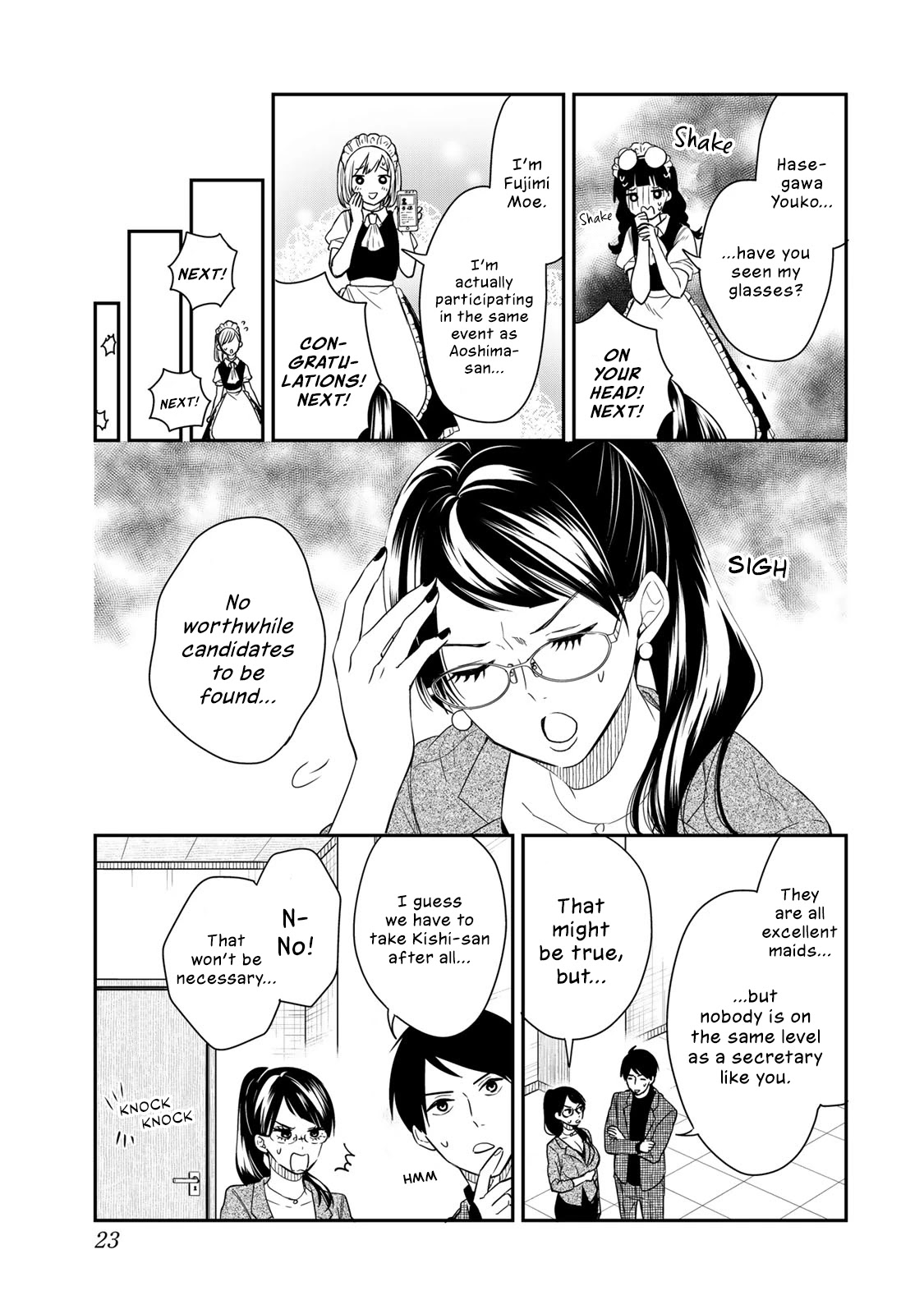 Maid no Kishi-san Chapter 39 page 7 - Chapter 39: Auditions