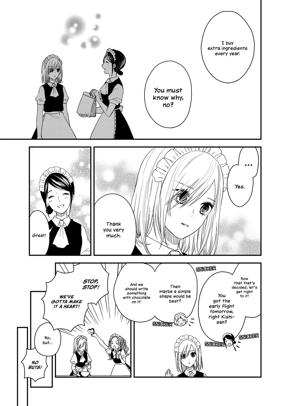 Maid no Kishi-san Chapter 40 page 7 - Chapter 40: Valentine's