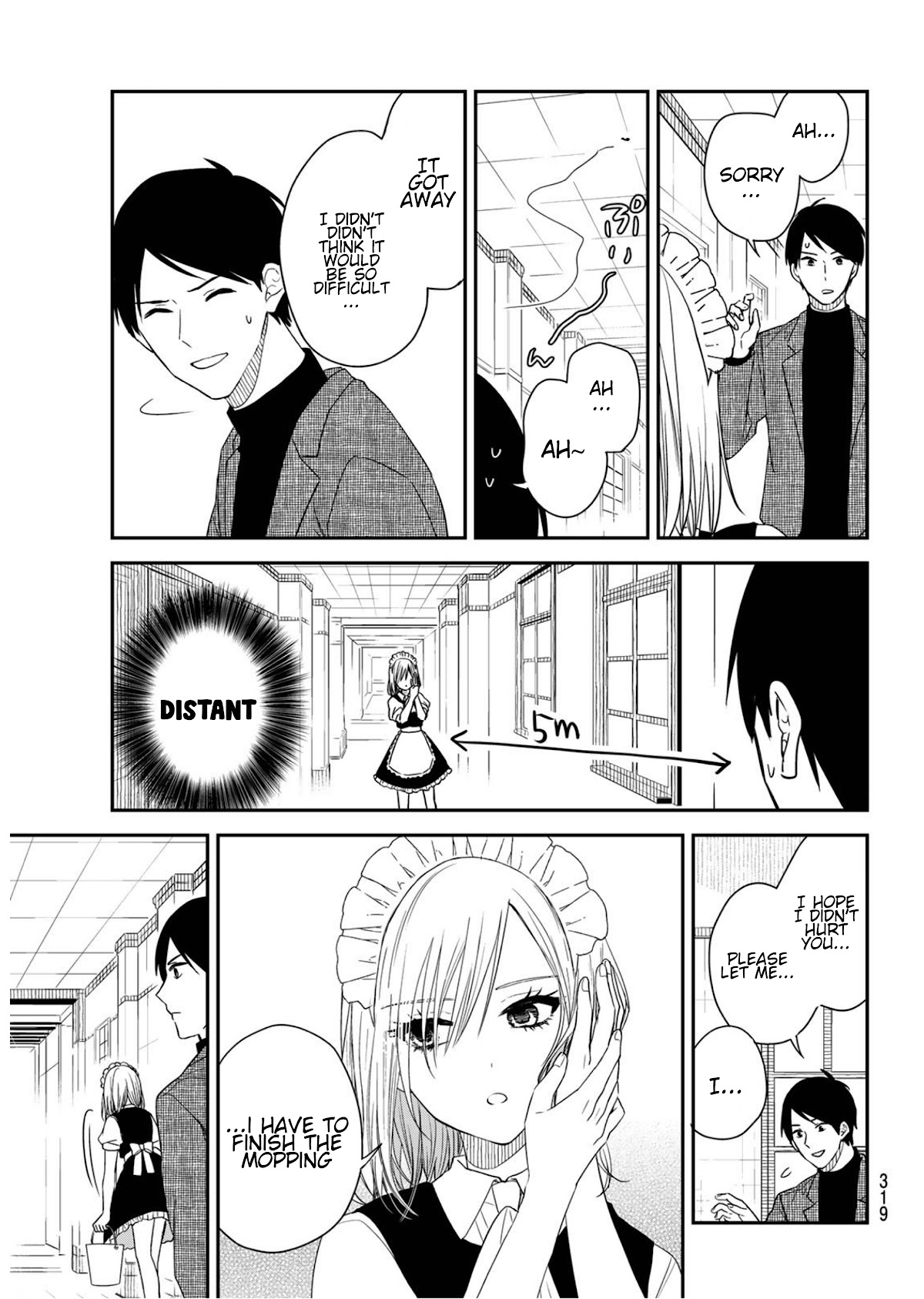 Maid no Kishi-san Chapter 47.1 page 8 - Chapter 47.1: Slap (Special business edition 2)