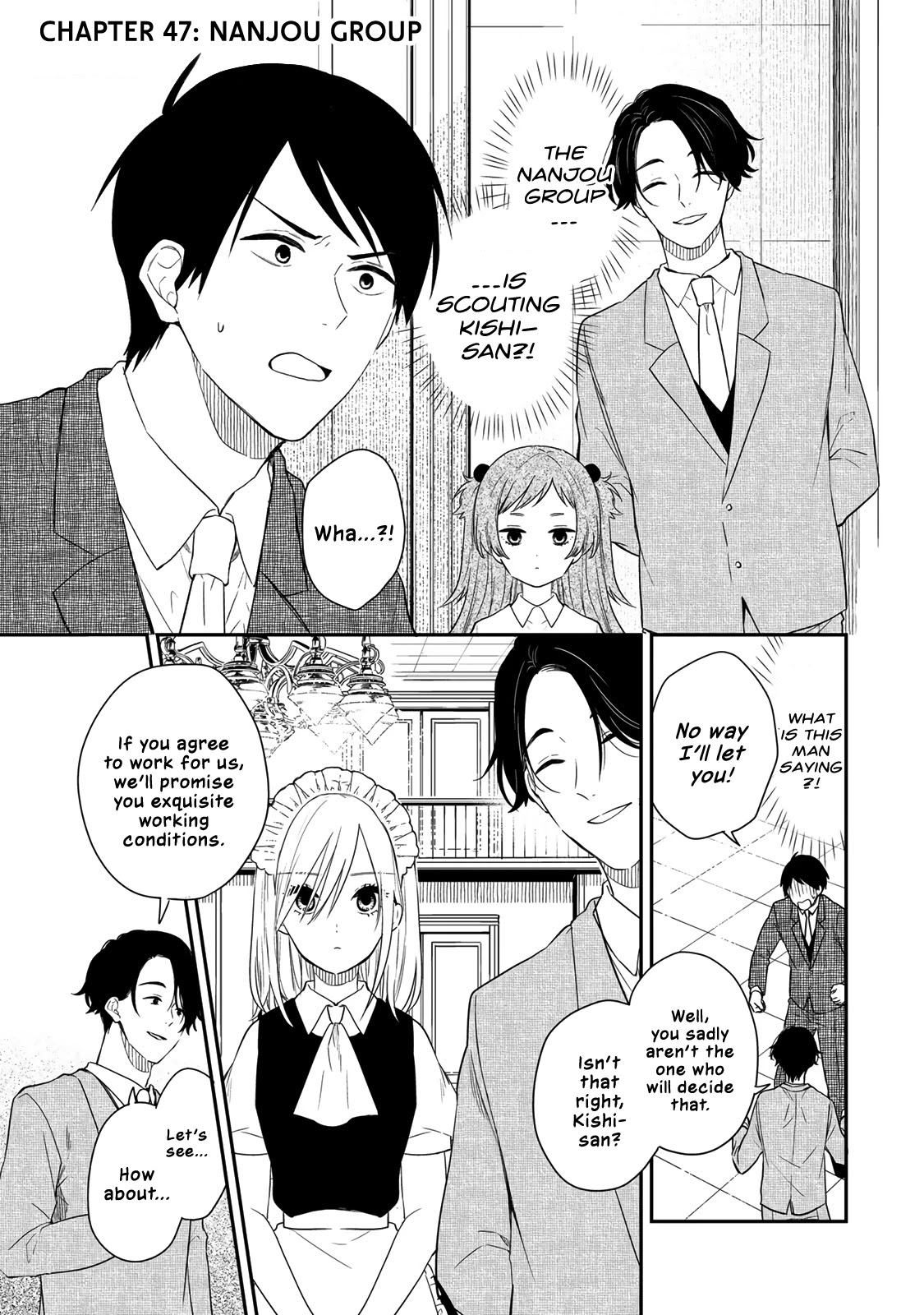 Maid no Kishi-san Chapter 47 page 1 - Chapter 47: Nanjou Group