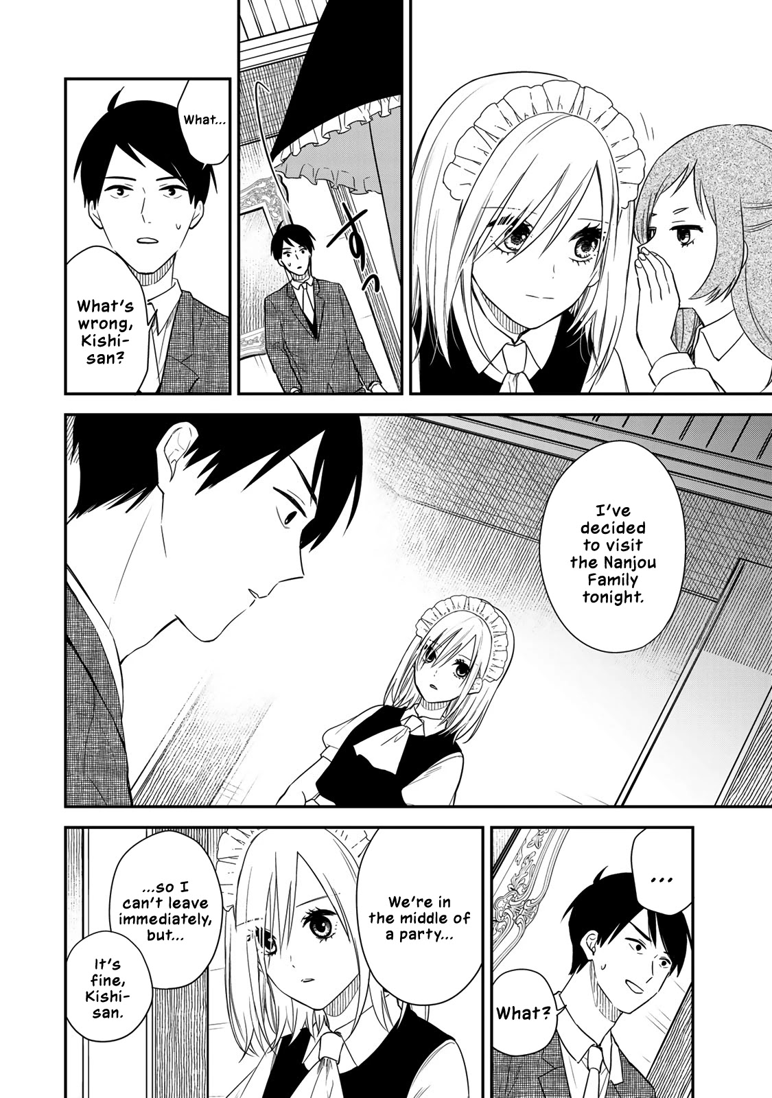 Maid no Kishi-san Chapter 47 page 8 - Chapter 47: Nanjou Group