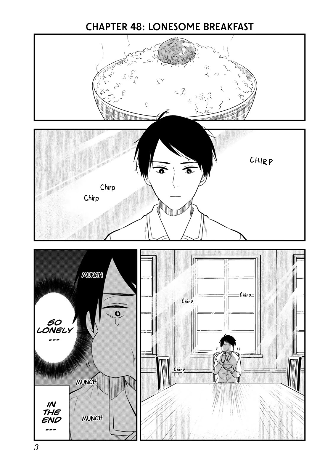 Maid no Kishi-san Chapter 48 page 1 - Chapter 48: Lonesome Breakfast