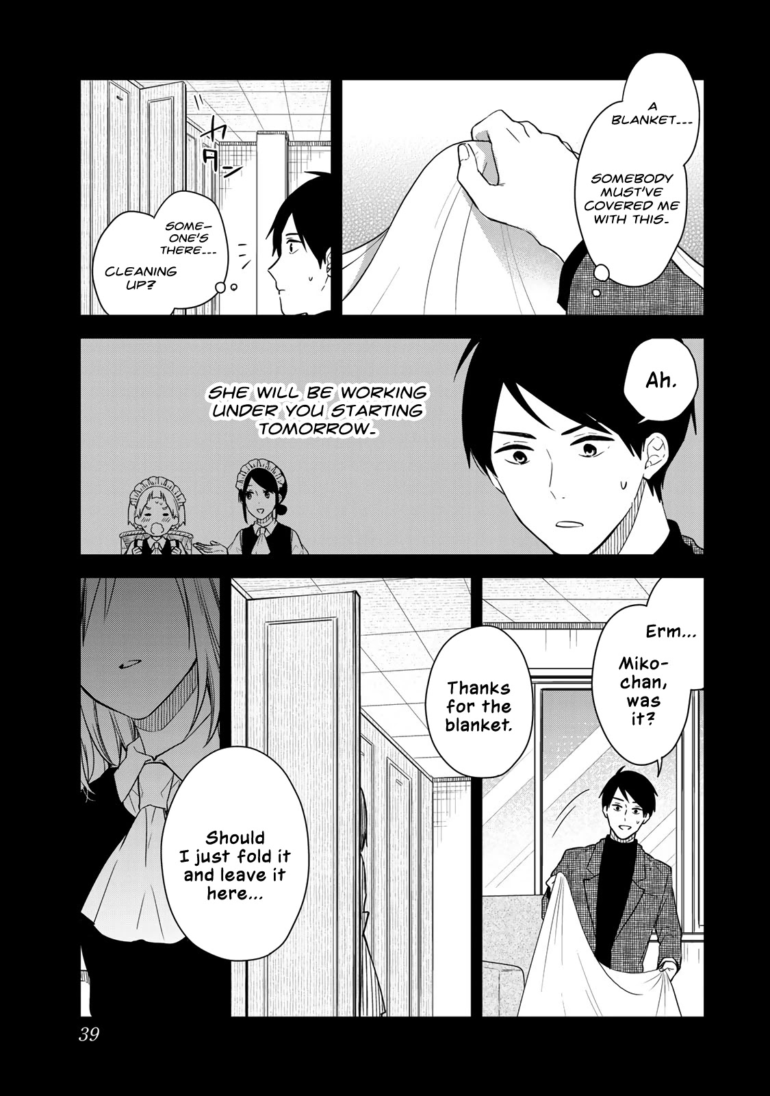 Maid no Kishi-san Chapter 49 page 13 - Chapter 49: Choice