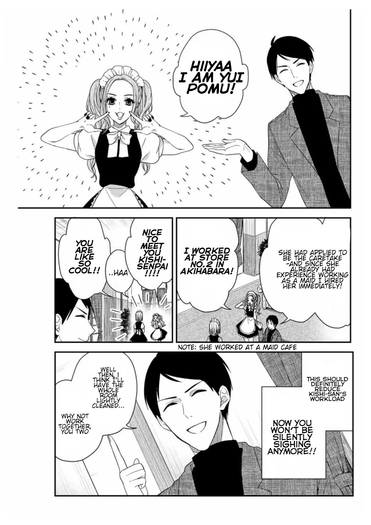 Maid no Kishi-san Chapter 5 page 5 - Chapter 5: Yuibomu