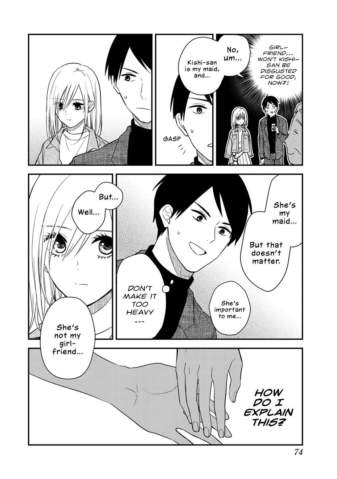 Maid no Kishi-san Chapter 52 page 8 - Chapter 52: Hands