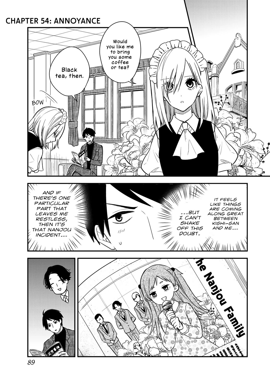 Maid no Kishi-san Chapter 54 page 1 - Chapter 54: Annoyance