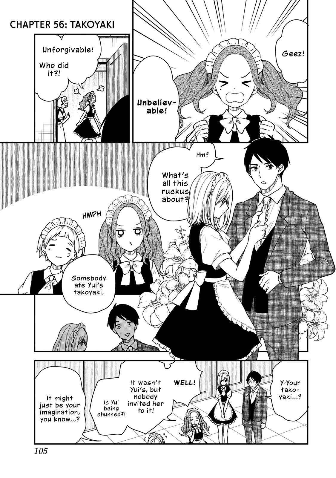 Maid no Kishi-san Chapter 56 page 1 - Chapter 56: Takoyaki