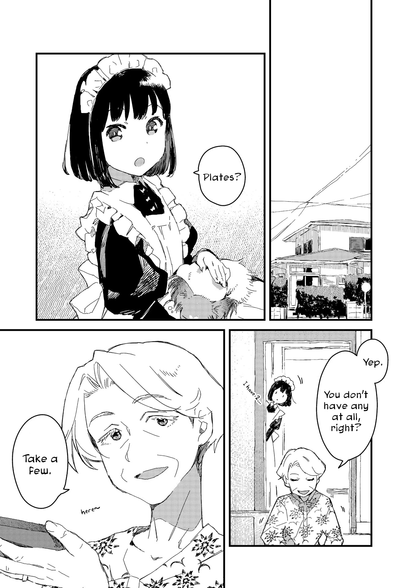 Maid-san wa Taberu Dake Chapter 14 page 1 - Chapter 14
